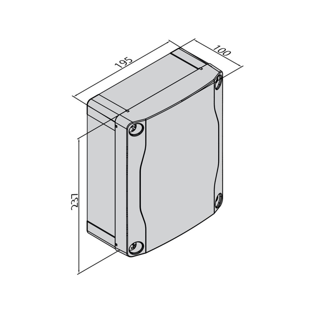 BFT CPEM Standard Empty Control Panel Casing